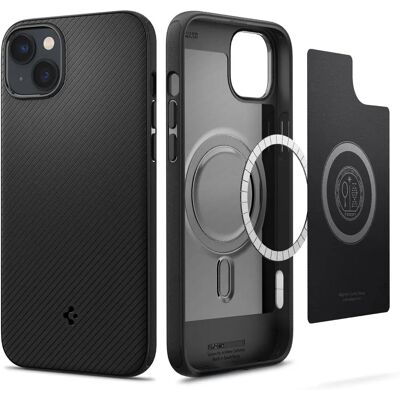 Coque MagSafe Spigen pour iPhone 14 Plus Noire - Publicité Coque MagSafe Spigen pour iPhone 14 Plus Noire - Publicité