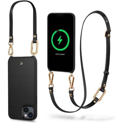 Coque MagSafe noire Spigen pour iPhone 14 Plus - Résistante aux chocs et rayures Coque MagSafe noire Spigen pour iPhone 14 Plus - Résistante aux chocs et rayures