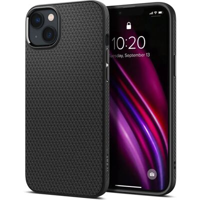 Spigen iPhone 14 Liquid Air Schwarzes Handyhülle Spigen iPhone 14 Liquid Air Schwarzes Handyhülle