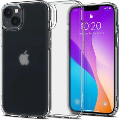 Coque transparente antichocs Spigen pour iPhone 14 - Housse téléphone - Publicité Coque transparente antichocs Spigen pour iPhone 14 - Housse téléphone - Publicité