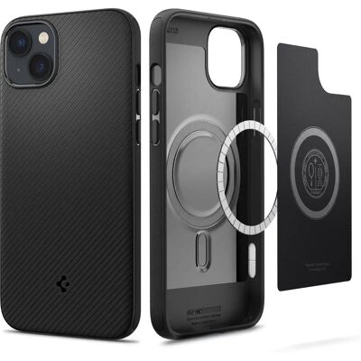 Spigen Schwarze MagSafe iPhone 14 Hülle Spigen Schwarze MagSafe iPhone 14 Hülle
