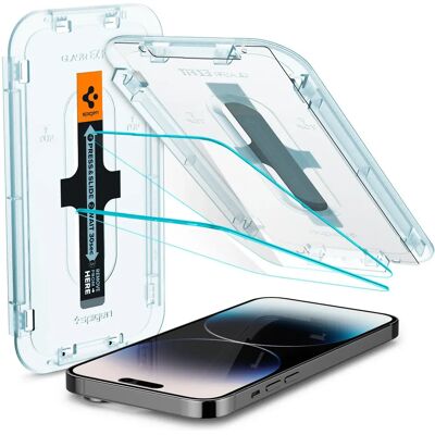 Spigen iPhone 14 Pro Max Privatlivsskærmbeskyttelse - 2 Pakker Spigen iPhone 14 Pro Max Privatlivsskærmbeskyttelse - 2 Pakker