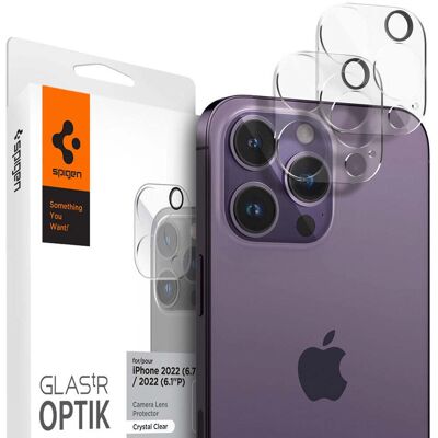 Spigen Apple iPhone 14 Pro/Pro Max Kameraobjektivschutz - Transparent Spigen Apple iPhone 14 Pro/Pro Max Kameraobjektivschutz - Transparent