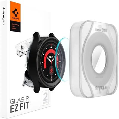 Spigen Galaxy Watch 5 Pro Tempered Glass Screen Protector - 2 Pack Spigen Galaxy Watch 5 Pro Tempered Glass Screen Protector - 2 Pack