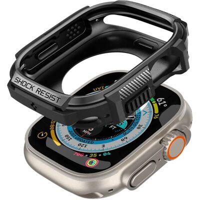 Spigen Rugged Armor Case - Black - Smartwatch Case Spigen Rugged Armor Case - Black - Smartwatch Case