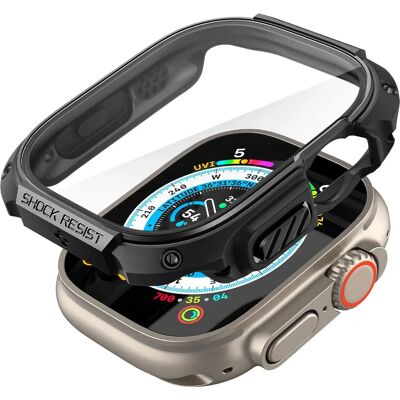 Spigen Schwarze Tough Armor für Apple Watch Ultra 49mm - Smart Wearable Accessories Spigen Schwarze Tough Armor für Apple Watch Ultra 49mm - Smart Wearable Accessories