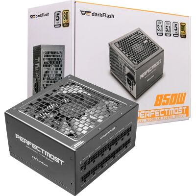 darkFlash DP-PMT850GFMS-BFF-KR1 Netzteil 850 W - Power Supply Unit darkFlash DP-PMT850GFMS-BFF-KR1 Netzteil 850 W - Power Supply Unit