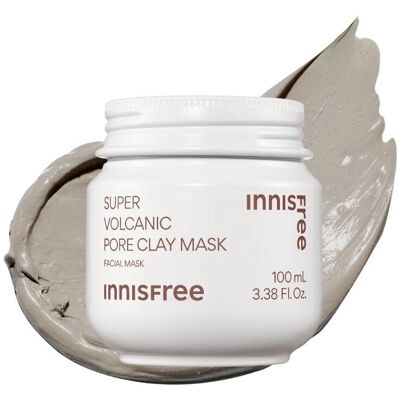 Innisfree - Masca de argilă vulcanică super pore - Controlul porilor & Matifiere - 100 ml Innisfree - Masca de argilă vulcanică super pore - Controlul porilor & Matifiere - 100 ml