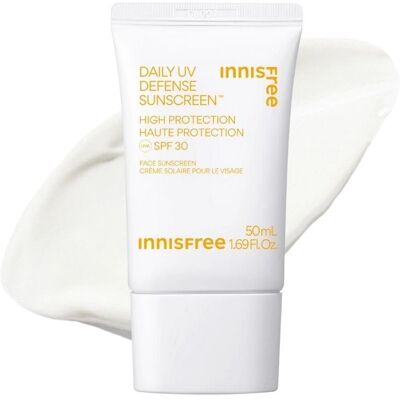 Innisfree - Crema solar zilnică SPF 30 - Protecție UVA și UVB - Cremă 50ml - Pentru femei Innisfree - Crema solar zilnică SPF 30 - Protecție UVA și UVB - Cremă 50ml - Pentru femei