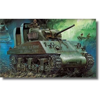 Kit Modèle de Char M4A2 de Academy - Échelle 1/35 Véhicule Militaire - Publicité Kit Modèle de Char M4A2 de Academy - Échelle 1/35 Véhicule Militaire - Publicité