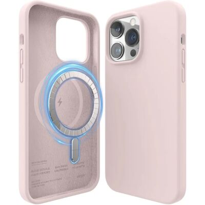 Capa de silicone rosa Elago para iPhone 14 Pro Max - Capa de telefone Capa de silicone rosa Elago para iPhone 14 Pro Max - Capa de telefone