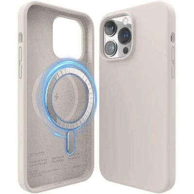 Elago - Silicone Case MagSafe - Stone - Phone Case Elago - Silicone Case MagSafe - Stone - Phone Case
