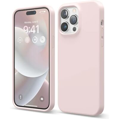 Capa de silicone rosa Elago para iPhone 14 Pro Max Capa de silicone rosa Elago para iPhone 14 Pro Max