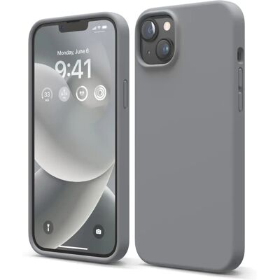 Capa de silicone Elago para iPhone 14 Plus - Cinza escuro Capa de silicone Elago para iPhone 14 Plus - Cinza escuro