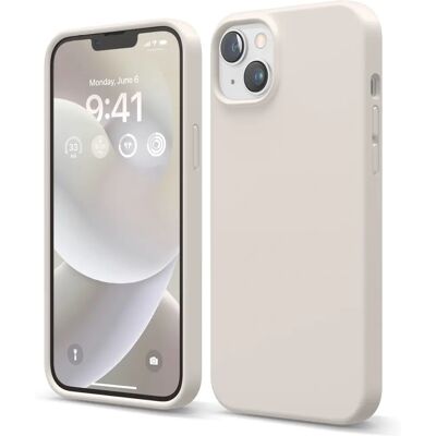 Capa de silicone Elago para iPhone 14 Plus - Pedra Capa de silicone Elago para iPhone 14 Plus - Pedra