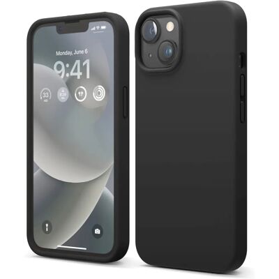 Capa de silicone preta Elago para iPhone 14 Capa de silicone preta Elago para iPhone 14