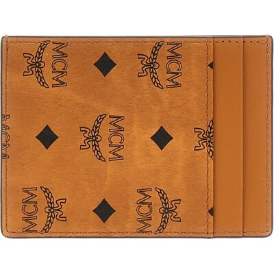 MCM Aren Visetos Kartenetui Mini - Geldbörse - Cognacbraun - Damen MCM Aren Visetos Kartenetui Mini - Geldbörse - Cognacbraun - Damen
