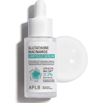 APLB Glutathion Niacinamid Serum - 40ml - Hydratisierend & Aufhellend APLB Glutathion Niacinamid Serum - 40ml - Hydratisierend & Aufhellend