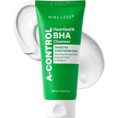 NINELESS NINE LESS A-Control Heartleaf & BHA Cleanser 120 ml - Reinigungs-Gel NINELESS NINE LESS A-Control Heartleaf & BHA Cleanser 120 ml - Reinigungs-Gel