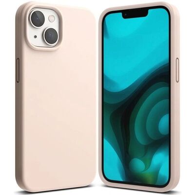 Růžový silikonový kryt Ringke pro iPhone 14 - Odolný a tenký Růžový silikonový kryt Ringke pro iPhone 14 - Odolný a tenký