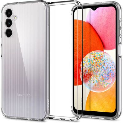 Coque Spigen Ultra Hybrid - Transparente - pour Samsung Galaxy A14 - Publicité Coque Spigen Ultra Hybrid - Transparente - pour Samsung Galaxy A14 - Publicité