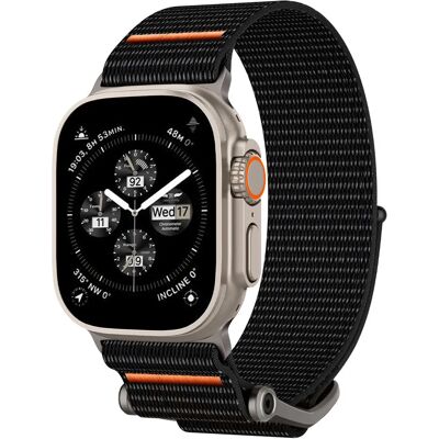 Spigen Black Nylon Apple Watch Band - Smart Wearable Accessories Spigen Black Nylon Apple Watch Band - Smart Wearable Accessories
