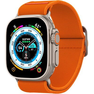 Pulseira de relógio de nylon Spigen AMP05986 para Apple Watch Ultra & Series 8/7/SE - Laranja Pulseira de relógio de nylon Spigen AMP05986 para Apple Watch Ultra & Series 8/7/SE - Laranja
