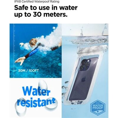 Spigen Weiße Wasserdichte Handyhülle A601 - Wasserschutzhülle Spigen Weiße Wasserdichte Handyhülle A601 - Wasserschutzhülle