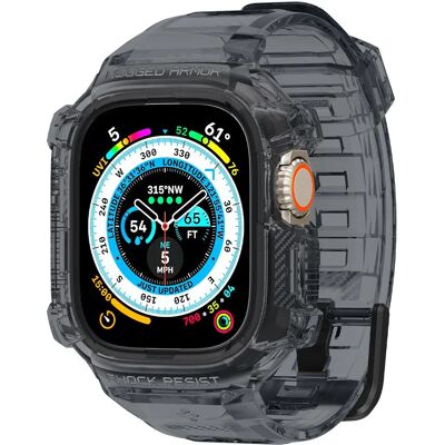 Spigen Rugged Armor Pro Polsband - Polsband voor Smartwatch voor Apple Watch Ultra (49mm) - Grijs Spigen Rugged Armor Pro Polsband - Polsband voor Smartwatch voor Apple Watch Ultra (49mm) - Grijs
