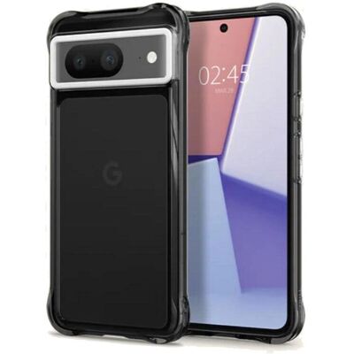 Spigen Pixel 8 Ultra Sheer Grå Skal - Mobiltelefonfodral Spigen Pixel 8 Ultra Sheer Grå Skal - Mobiltelefonfodral
