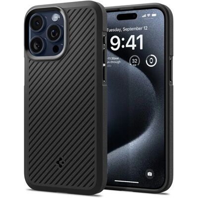 Carcasă Spigen pentru iPhone 15 Pro - Negru - Husa telefon Carcasă Spigen pentru iPhone 15 Pro - Negru - Husa telefon