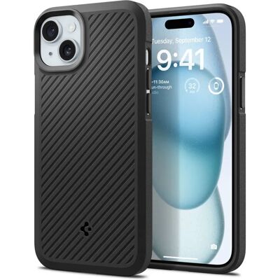 Spigen iPhone 15 Core Armor Noir - Coque de téléphone Spigen iPhone 15 Core Armor Noir - Coque de téléphone