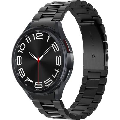 Spigen Galaxy Watch 6 Classic Edelstahlarmband - Schwarz Spigen Galaxy Watch 6 Classic Edelstahlarmband - Schwarz