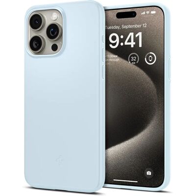Spigen iPhone 15 Pro Max Thin Fit blått skal Spigen iPhone 15 Pro Max Thin Fit blått skal