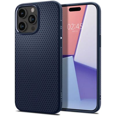 Spigen Modrá Liquid Air pouzdro pro iPhone 15 Pro Max Spigen Modrá Liquid Air pouzdro pro iPhone 15 Pro Max
