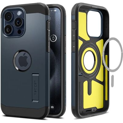 Spigen iPhone 15 Pro Max Metallschiefer Tough Armor MagSafe Hülle Spigen iPhone 15 Pro Max Metallschiefer Tough Armor MagSafe Hülle