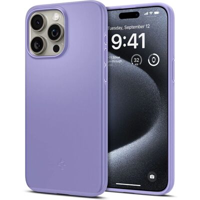 Coque Spigen Violet pour iPhone 15 Pro - Protection - Publicité Coque Spigen Violet pour iPhone 15 Pro - Protection - Publicité