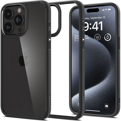 Husa Originală Spigen pentru iPhone 15 Pro - Rezistent la șocuri, Negru Husa Originală Spigen pentru iPhone 15 Pro - Rezistent la șocuri, Negru