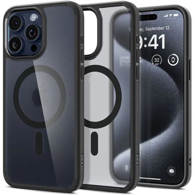 Spigen iPhone 15 Pro Ultra Hybrid MagSafe Schwarz - Handyhülle Spigen iPhone 15 Pro Ultra Hybrid MagSafe Schwarz - Handyhülle