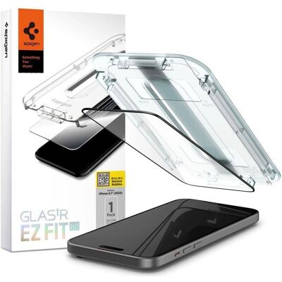 Spigen iPhone 15 Displayschutz - HD Klar, Hülle-kompatibel Spigen iPhone 15 Displayschutz - HD Klar, Hülle-kompatibel