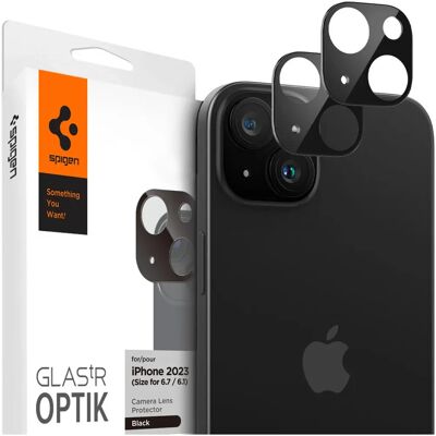 Spigen iPhone 15 Cameralensbeschermer - Case friendly Spigen iPhone 15 Cameralensbeschermer - Case friendly