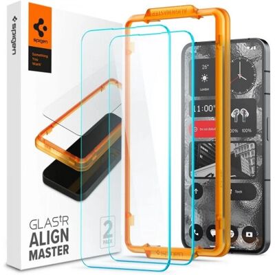 Spigen Nothing Phone 2 Glas.Tr AlignMaster - Temperiertes Schutzglas Spigen Nothing Phone 2 Glas.Tr AlignMaster - Temperiertes Schutzglas