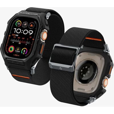 Capa Spigen Lite Fit Pro para Apple Watch Ultra 49mm preta com pulseira Capa Spigen Lite Fit Pro para Apple Watch Ultra 49mm preta com pulseira