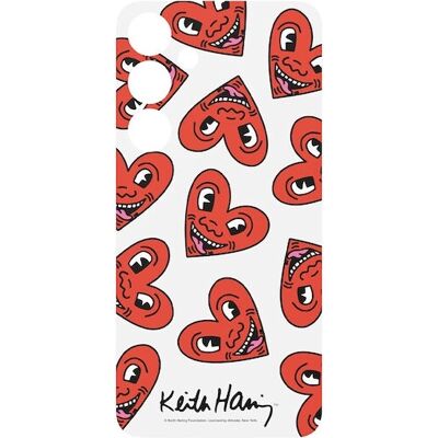 Samsung Keith Haring Sydänlevy Galaxy S24+ Punainen - Puhelimen Kuori Samsung Keith Haring Sydänlevy Galaxy S24+ Punainen - Puhelimen Kuori