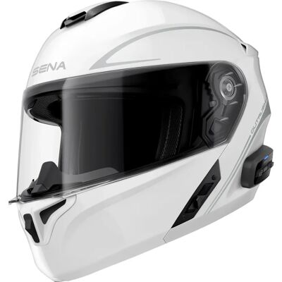 Casque moto Sena Outrush R - Blanc, Taille M Casque moto Sena Outrush R - Blanc, Taille M