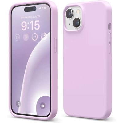 Elago - iPhone 15 - Lilás claro - Silicone - Phone Case Elago - iPhone 15 - Lilás claro - Silicone - Phone Case