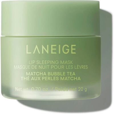 Laneige - Masque de nuit pour lèvres - Matcha Bubble Tea - 20g - Publicité Laneige - Masque de nuit pour lèvres - Matcha Bubble Tea - 20g - Publicité
