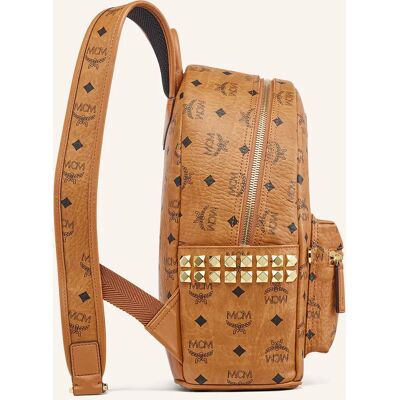 Mcm Stark Kleine Rucksack - Modisch, langlebiges Canvas & Leder Mcm Stark Kleine Rucksack - Modisch, langlebiges Canvas & Leder