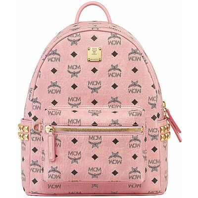 Mcm Stark Kleine Rosa Nappaleder Rucksack - Rucksack Mcm Stark Kleine Rosa Nappaleder Rucksack - Rucksack