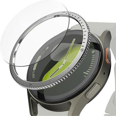 Ringke Galaxy Watch7 40mm Silber Bezel - Smartwatch Zubehör Ringke Galaxy Watch7 40mm Silber Bezel - Smartwatch Zubehör